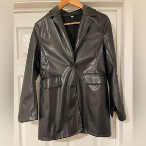 Leather Blazer